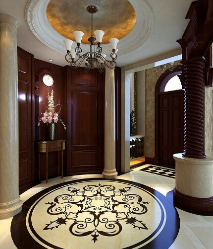 欧式 别墅 客厅图片来自沈阳名室经典装饰在漫步地中海 400平欧式装修效果图的分享
