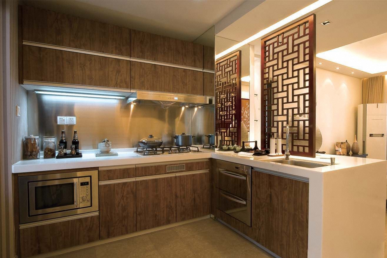 中式 底蕴 温文尔雅 温馨 舒适 厨房图片来自成都生活家装饰在144平书香门第3居室的分享