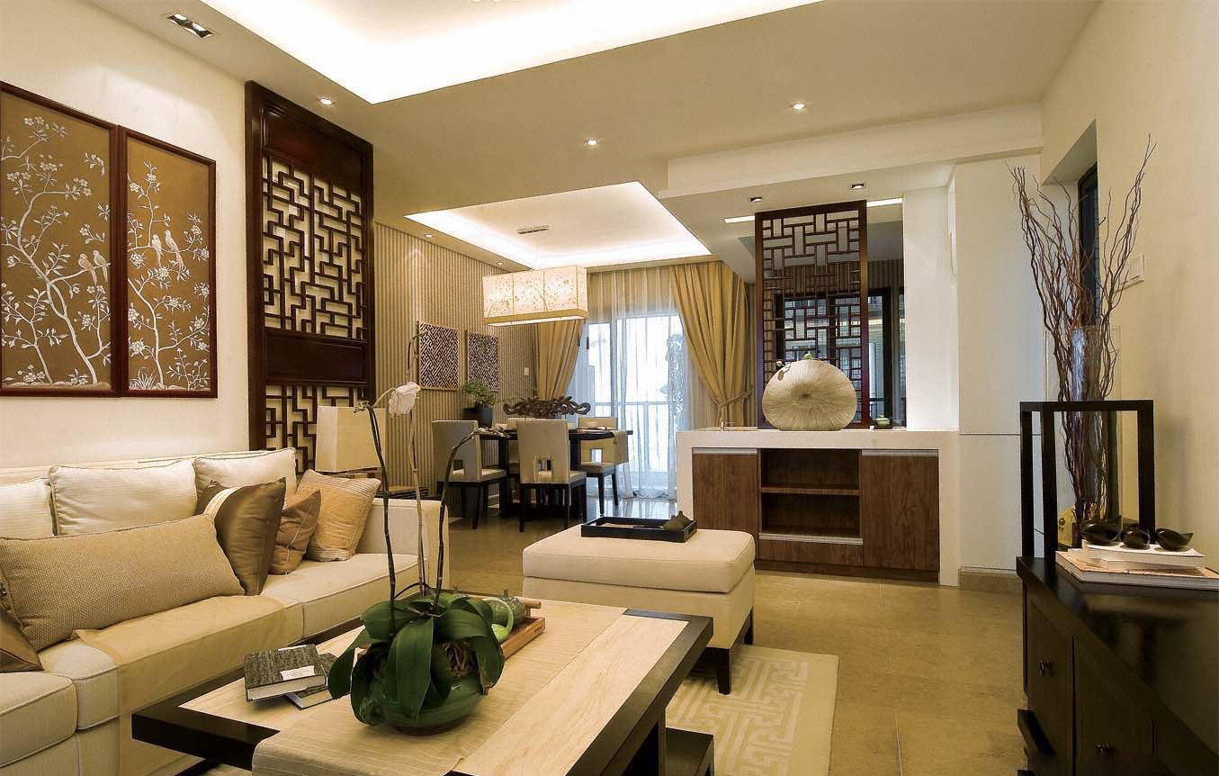 中式 底蕴 温文尔雅 温馨 舒适 客厅图片来自成都生活家装饰在144平书香门第3居室的分享