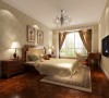 卧室细节图 成都高度国际别墅装修设计