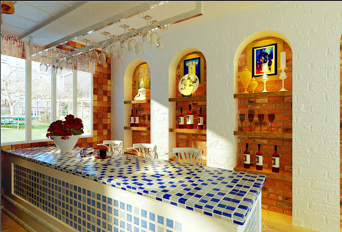 三居 白领 收纳 80后 地中海 餐厅图片来自武汉实创装饰在金地雄楚1号温馨的港湾的分享
