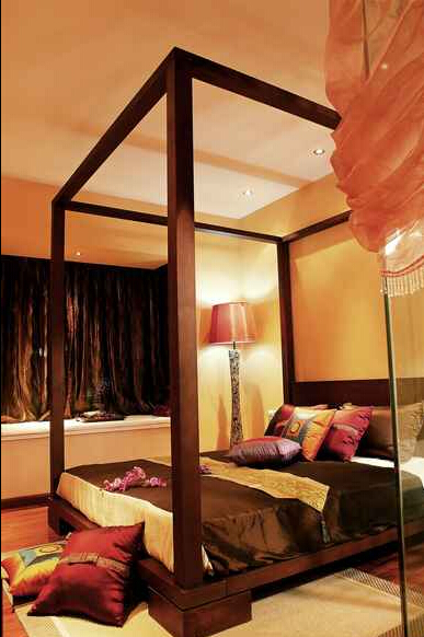 卧室图片来自佰辰生活装饰在10万打造温馨色彩东南亚风情的分享
