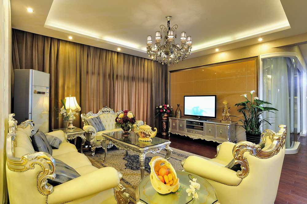客厅图片来自美颂雅庭装饰在东湖国际后现代风格的分享