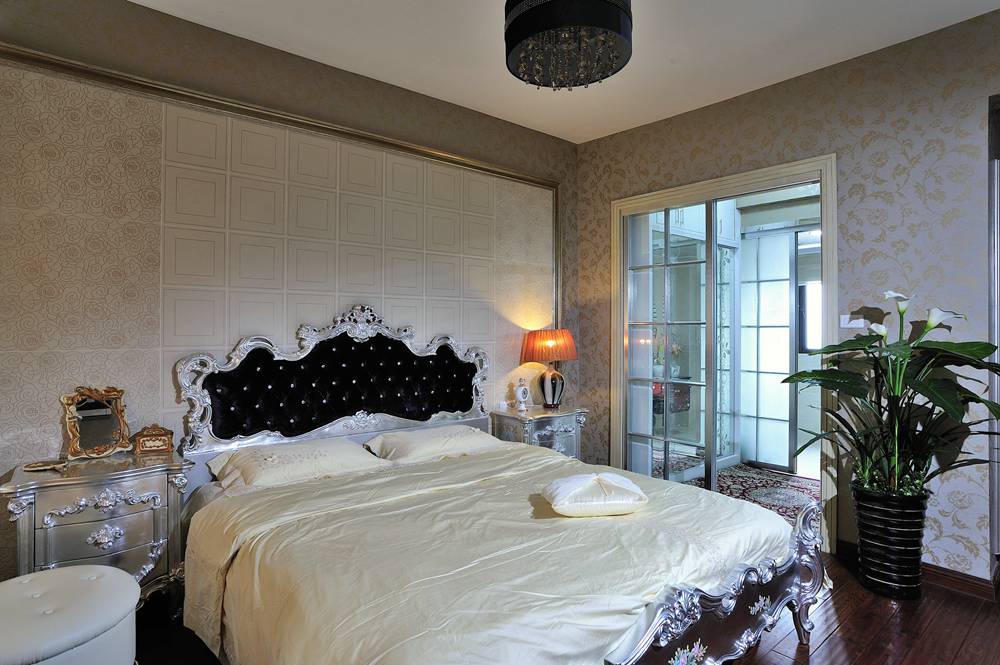 卧室图片来自美颂雅庭装饰在东湖国际后现代风格的分享
