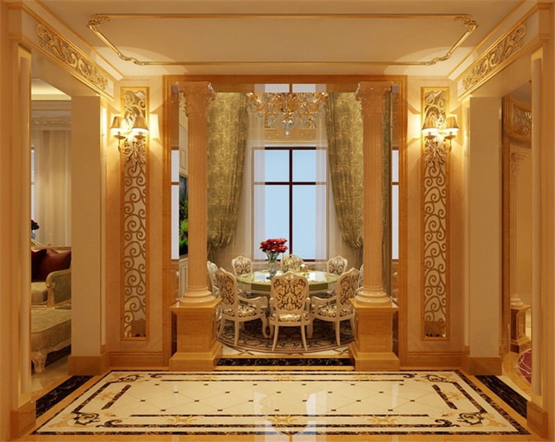 欧式 简约 别墅 中海九号 餐厅图片来自尚层装饰张迪在中海九号公馆600平欧式风格呈现的分享