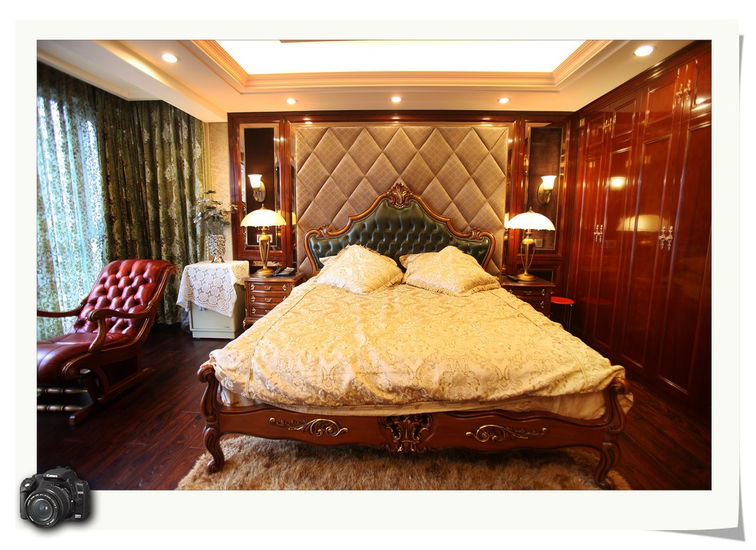 装修案例 成都装修 欧式风格 奢华典雅 别墅 卧室图片来自成都家和装饰在280㎡古典欧式，尽显土豪气质的分享