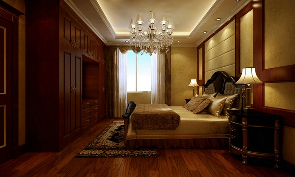 卧室图片来自美颂雅庭装饰在复地东湖国际浪漫法式的分享