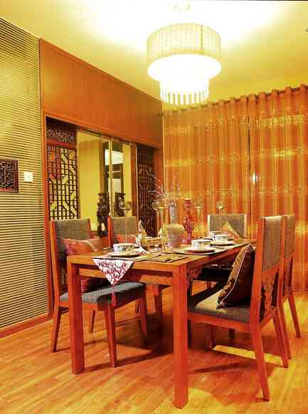 餐厅图片来自佰辰生活装饰在10万打造温馨色彩东南亚风情的分享