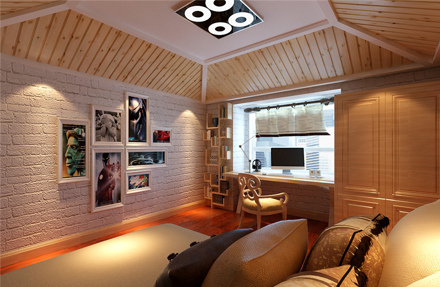 卧室图片来自实创装饰总部在北坞嘉园欧式古典156平米阔气家的分享