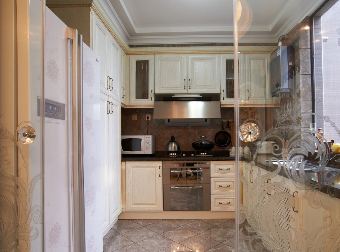 奢华 豪华 温馨 舒适 欧式风格 厨房图片来自成都生活家装饰在140平欧式奢华3居室的分享
