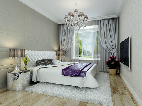 简约 现代 三居 白领 收纳 旧房改造 装修 卧室图片来自YI依帆2012在棕榈泉现代简约时尚风格案例赏析的分享