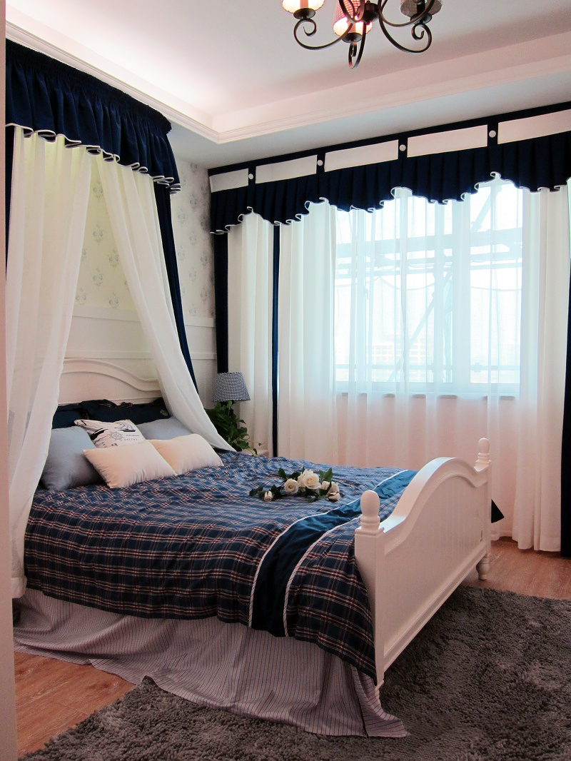 三居 80后 地中海风格 慕尚家居体 装修设计 卧室图片来自慕尚族在航天首府  133平  地中海风格的分享