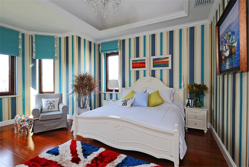 简约 欧式 别墅 现代欧式 壹千栋 卧室图片来自尚层装饰张迪在珠江·壹千栋408平现代简欧的分享