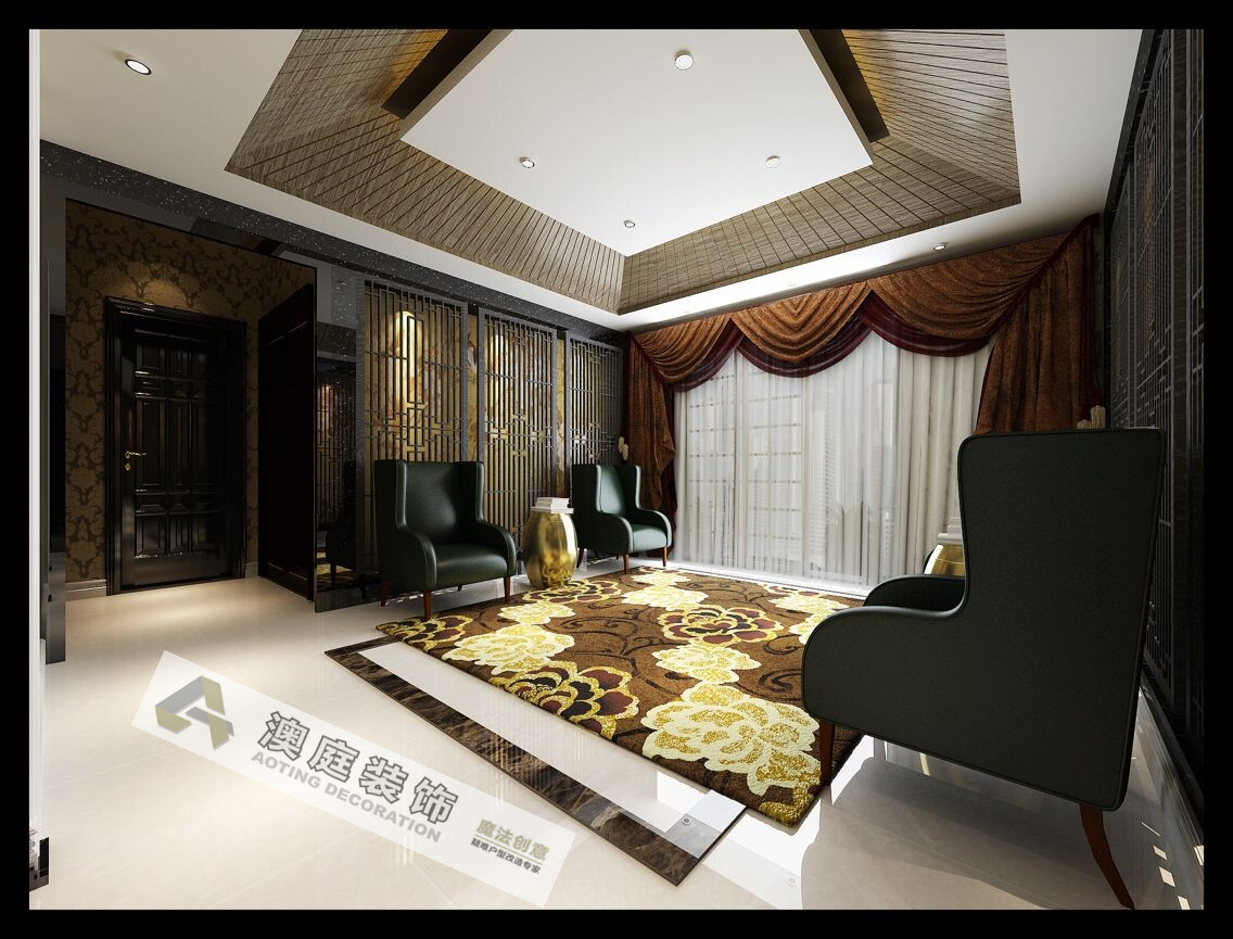 二居 三居 白领 小资 客厅图片来自武汉澳庭装饰工程有限公司在汉水琴台的分享