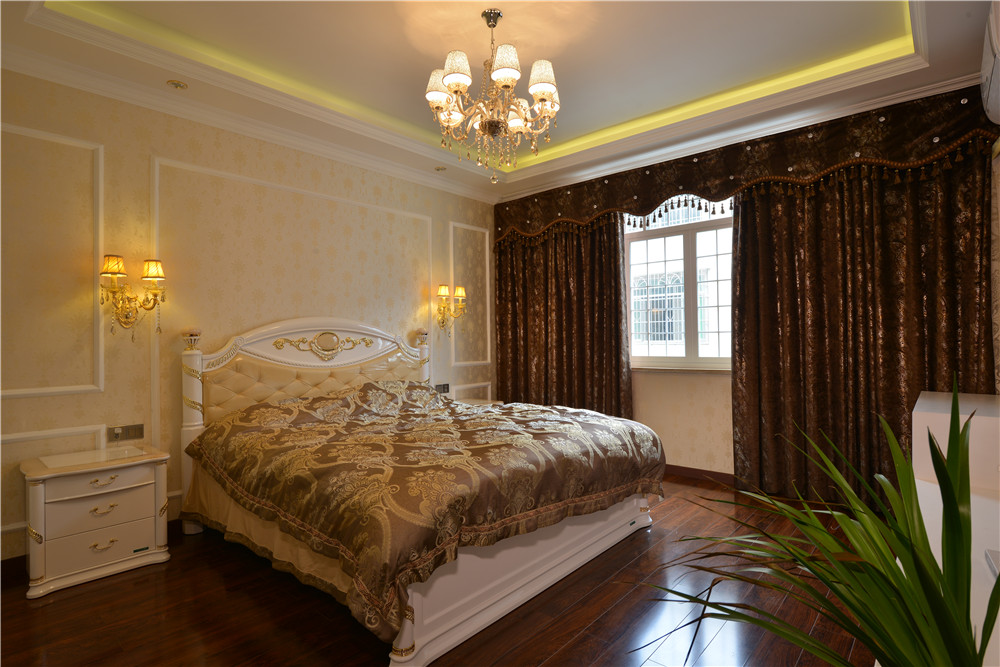 简约 欧式 别墅 卧室图片来自长沙金煌装饰在迷恋都市简欧风的分享