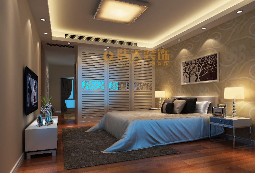 卧室图片来自深圳市浩天装饰在椰风海岸的分享