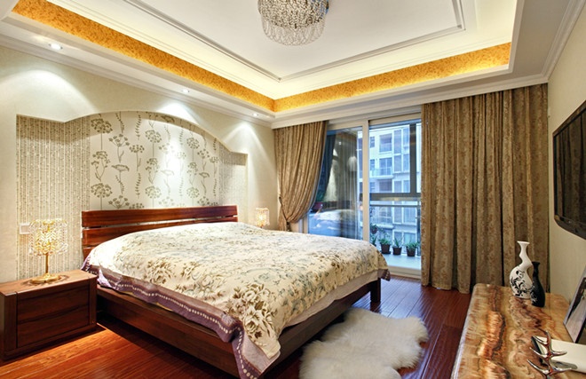 欧式 卧室图片来自家装大管家在奢华风情 160平简欧风格大气家的分享