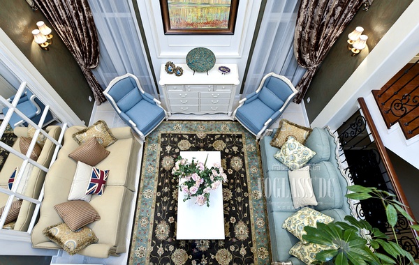 混搭 别墅 小资 客厅图片来自今朝装饰老房专线在龙湾别墅设计装修的分享