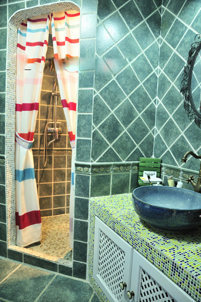 三居 地中海 80后 慕尚家居体 装修设计 卫生间图片来自慕尚族在月湖琴声  地中海风格的分享