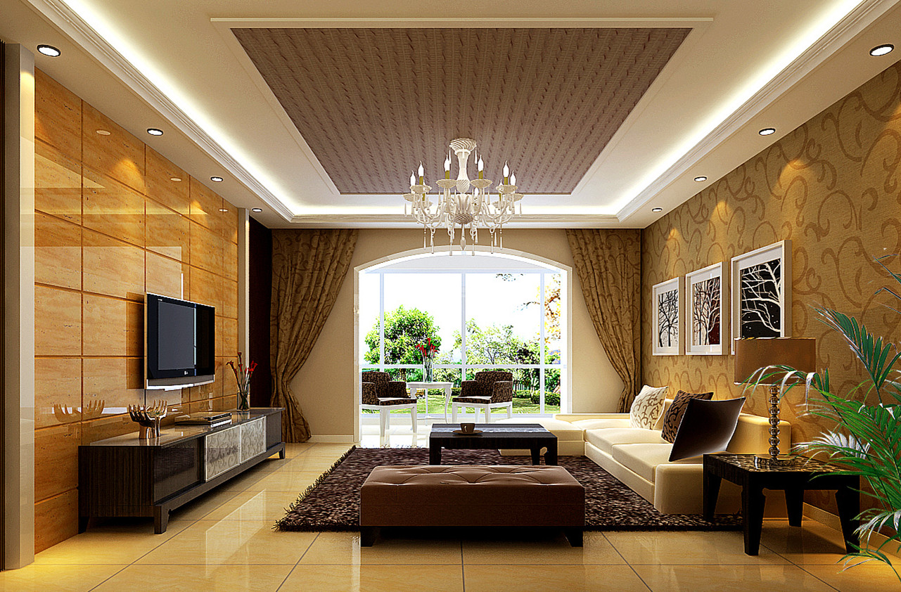 简约 欧式 三居 客厅图片来自实创装饰上海公司在123平三居室现代欧式风格的分享