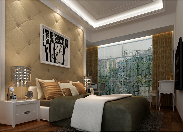 简约 三居 白领 旧房改造 80后 卧室图片来自实创装饰集团广州公司在雅居乐锦官城的分享