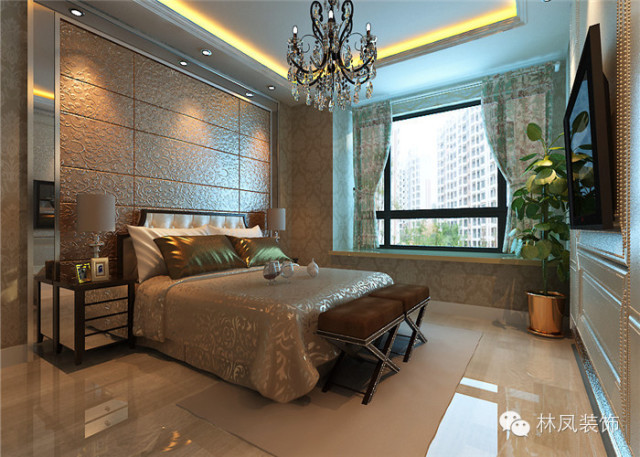 欧式 古典 混搭 卧室图片来自沈阳林凤装饰装修公司在远洋公馆的分享