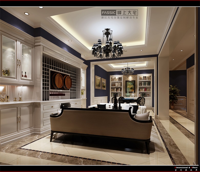 客厅图片来自建极峰上大宅装饰杭州公司在柯桥嘉华馥园欧式风格的分享