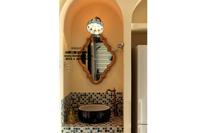 80后 小资 白领 卫生间图片来自合肥飞墨李秀玲设计在小空间的华丽转身——迷情小调的分享