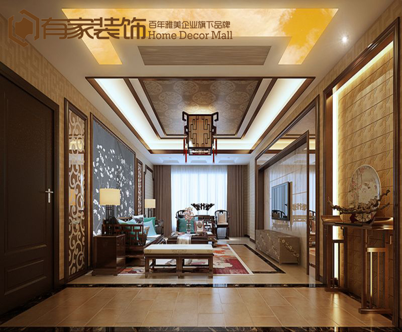 三居 客厅图片来自有家装饰小陈在万业锦江城的分享