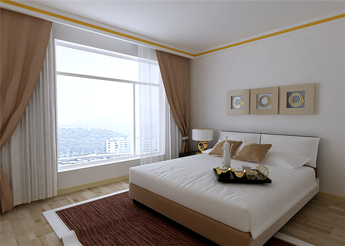 简约 现代 卧室图片来自沈阳林凤装饰装修公司在金辉天鹅湾 现代简约的分享