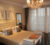 卧床的设计是新古典风格的典型代表。