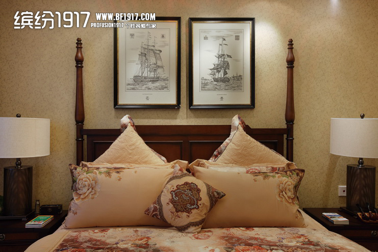 别墅 欧式 小资 卧室图片来自缤纷1917在碧桂园凤凰城的分享