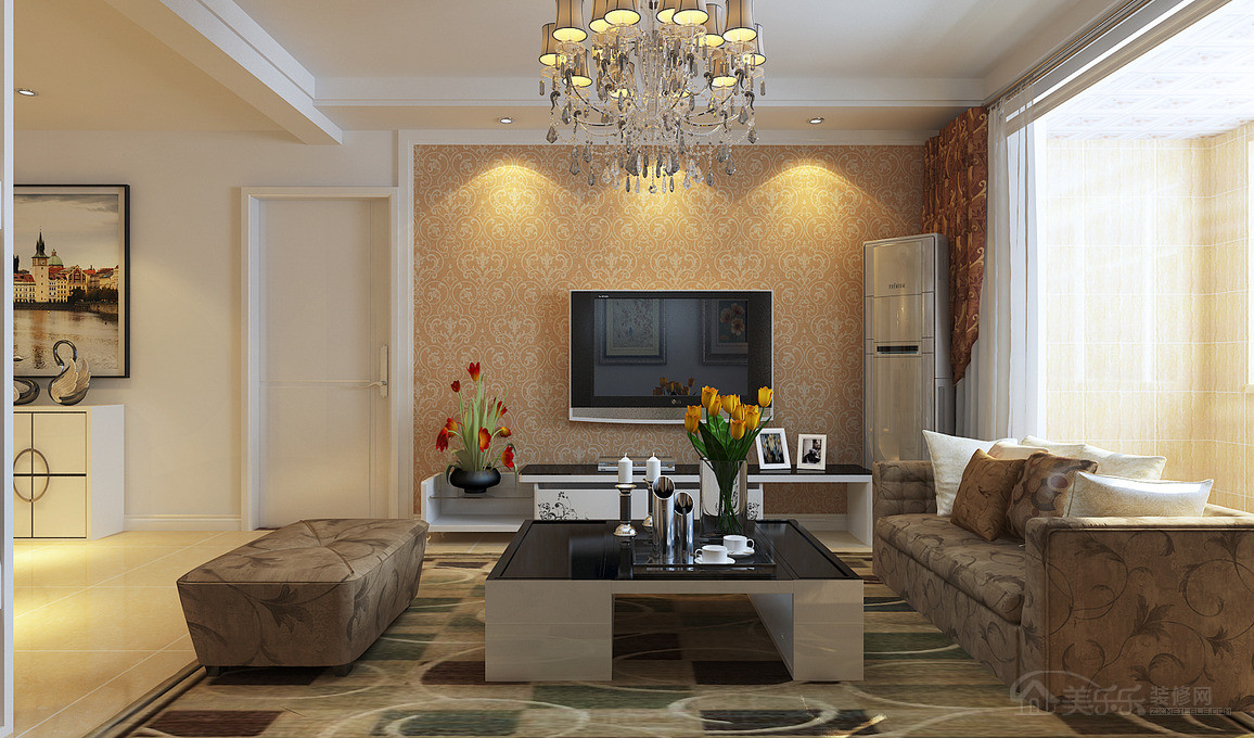 简约 白领 80后 小资 客厅图片来自北京合建装饰在简约客厅  镂空隔断享受阳光清风的分享