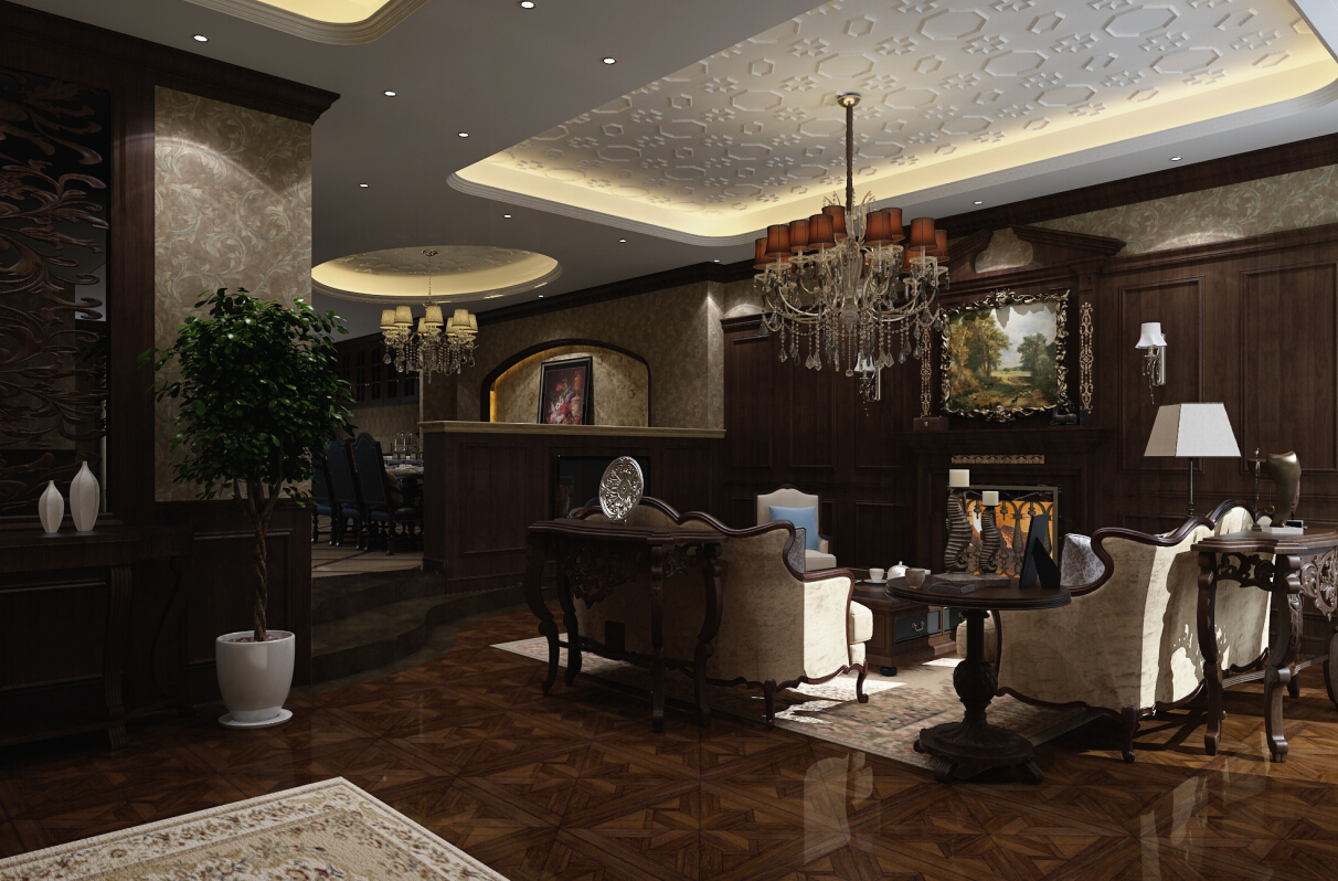 别墅 客厅图片来自尚层别墅设计在京基鹭府经济、实用、舒适方案的分享