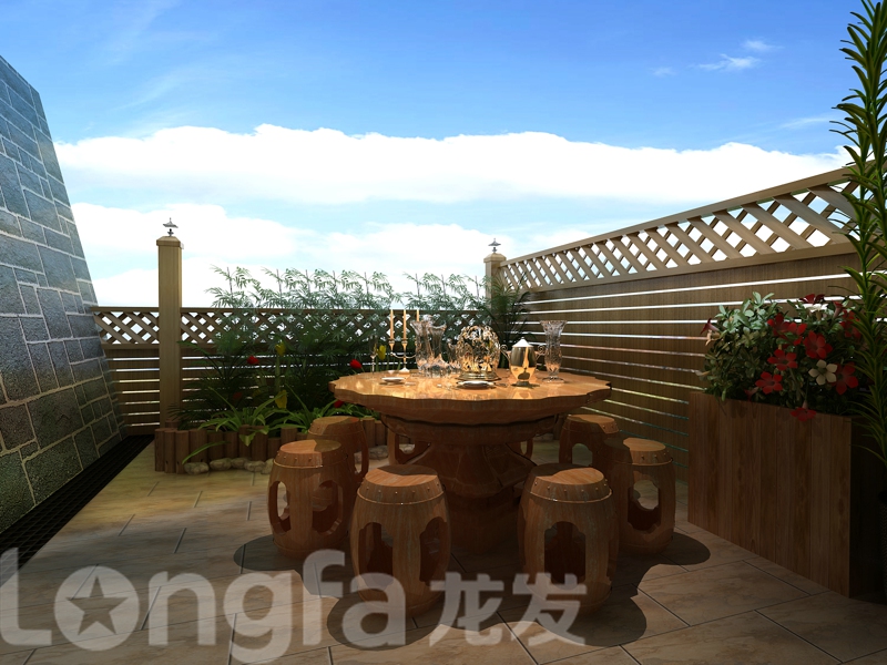 欧式 别墅 白领 80后 小资 收纳 阳台图片来自北京龙发装石家庄分公司在天山新公爵360平案例的分享