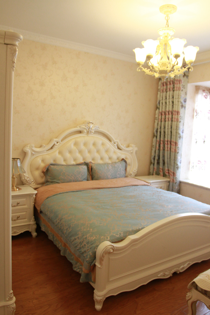 二居 简欧 白领 小资 卧室图片来自成都生活家装饰在95平米2居室简欧风情的分享