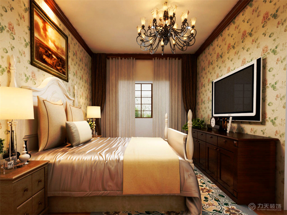 卧室图片来自阳光力天装饰梦想家更爱家在恒益隆庭1号楼G1户型109.71㎡的分享