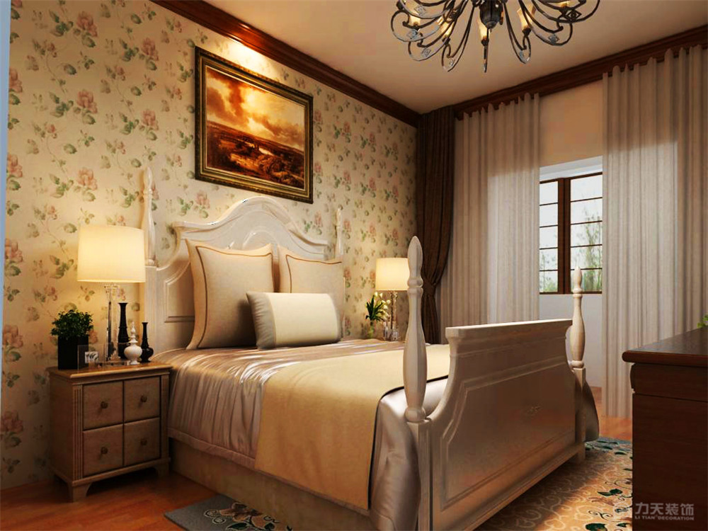 卧室图片来自阳光力天装饰梦想家更爱家在恒益隆庭1号楼G1户型109.71㎡的分享