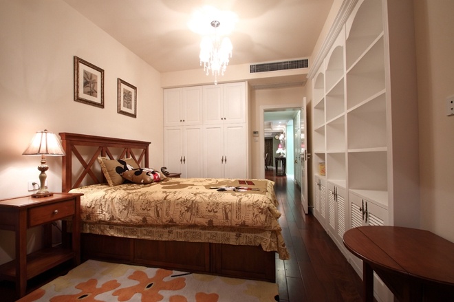 美式 三居 80后 卧室图片来自家装大管家在80后最爱休闲空间 130平美式三居的分享
