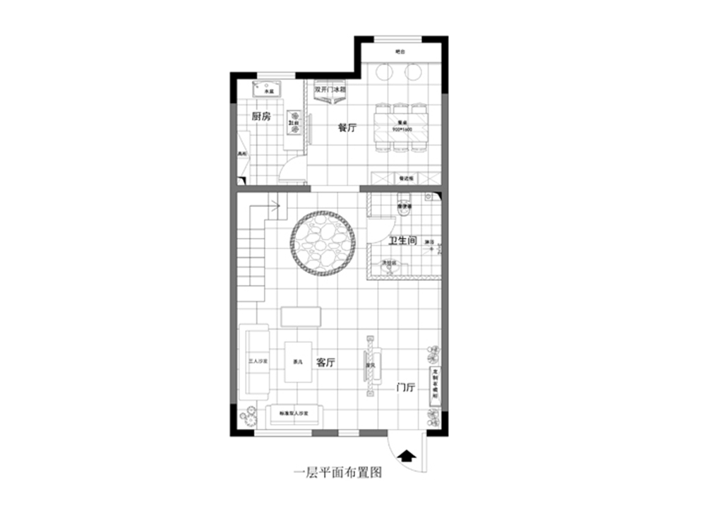 欧式 别墅 白领 收纳 80后 小资 户型图图片来自实创装饰完美家装在阳光邑上232平欧式案例赏析的分享