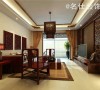 万科金色城市中式90平米二居室