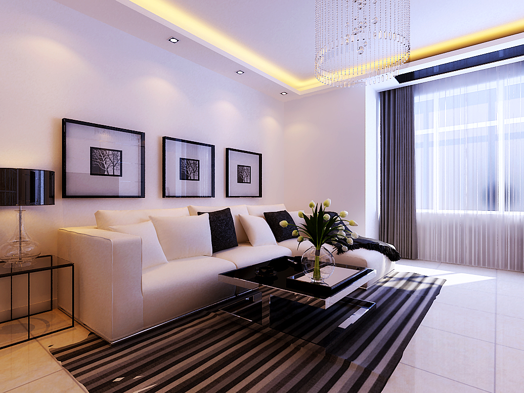 简约 一居 白领 客厅图片来自tjsczs88在UpUp公寓-现代简约的分享