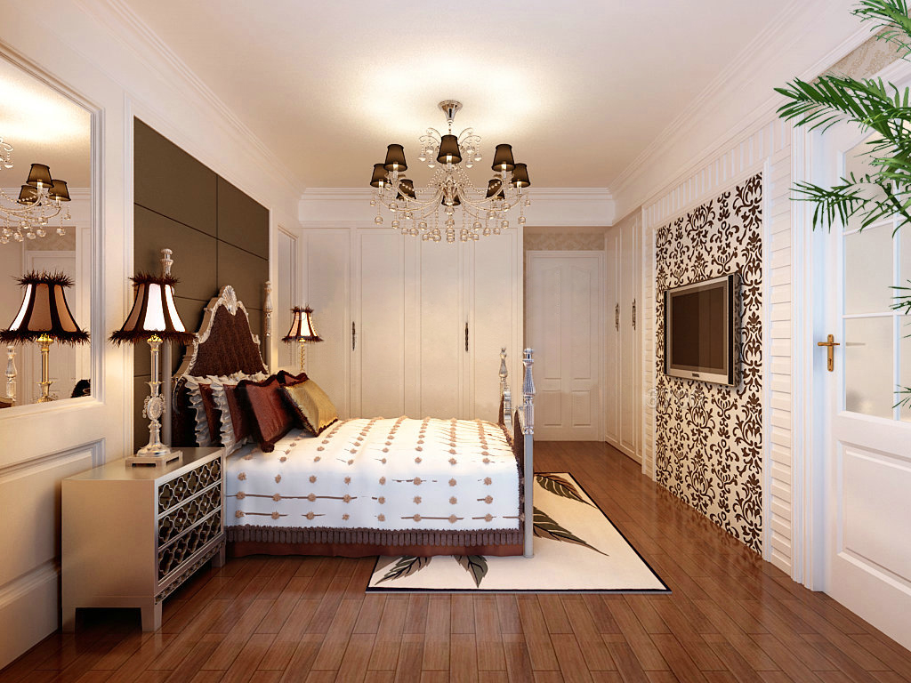 欧式 别墅 卧室图片来自tjsczs88在社会山2014-欧式风格的分享