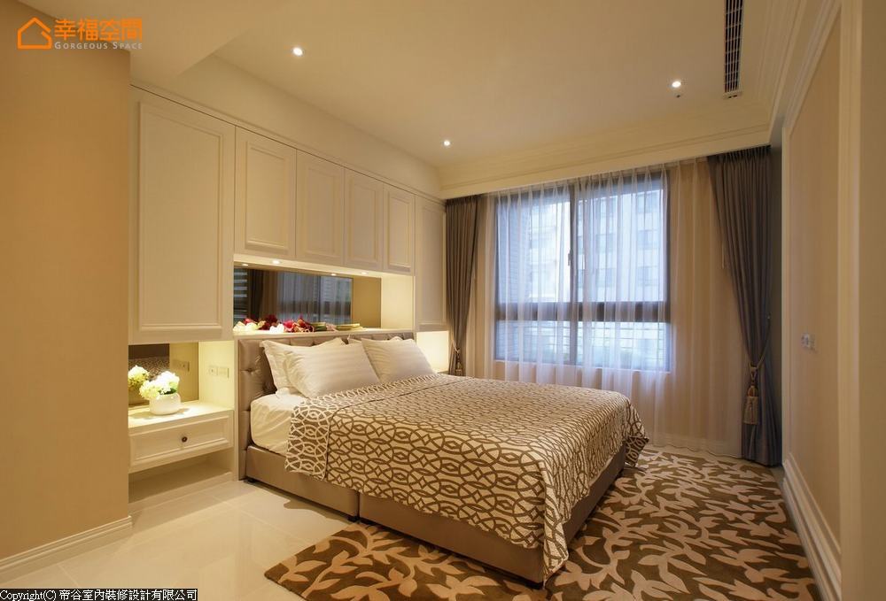 古典 三居 大坪数 卧室图片来自幸福空间在好优雅！356平肤金色古典美宅的分享