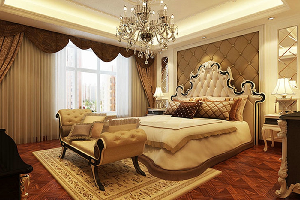 新古典 时尚 品味 卧室图片来自石家庄业之峰装饰虎子在227平米新古典风格—”雅美“的分享
