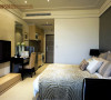 简洁明快的设计风格让卧室像星级酒店一样舒适。