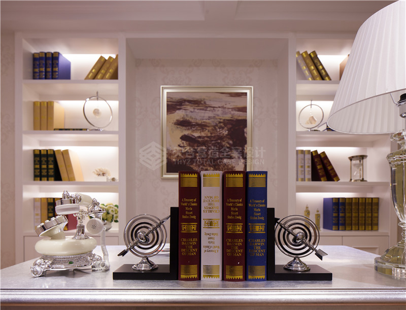 样板间 新古典 书房 书房图片来自天合营造在南湖畔，蓝湖梦的分享