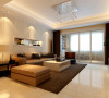 香溢天鹅湖-简约风格-145平米-客厅沙发背景装修效果图