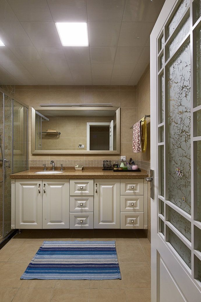 卫生间图片来自实创装饰晶晶在宝华海尚郡领139平美式精品公寓的分享