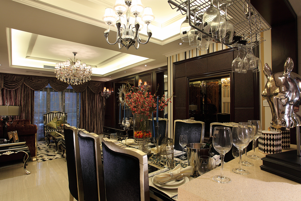 新古典 120平方 餐厅图片来自沪上名家装饰在精致奢华生活的分享
